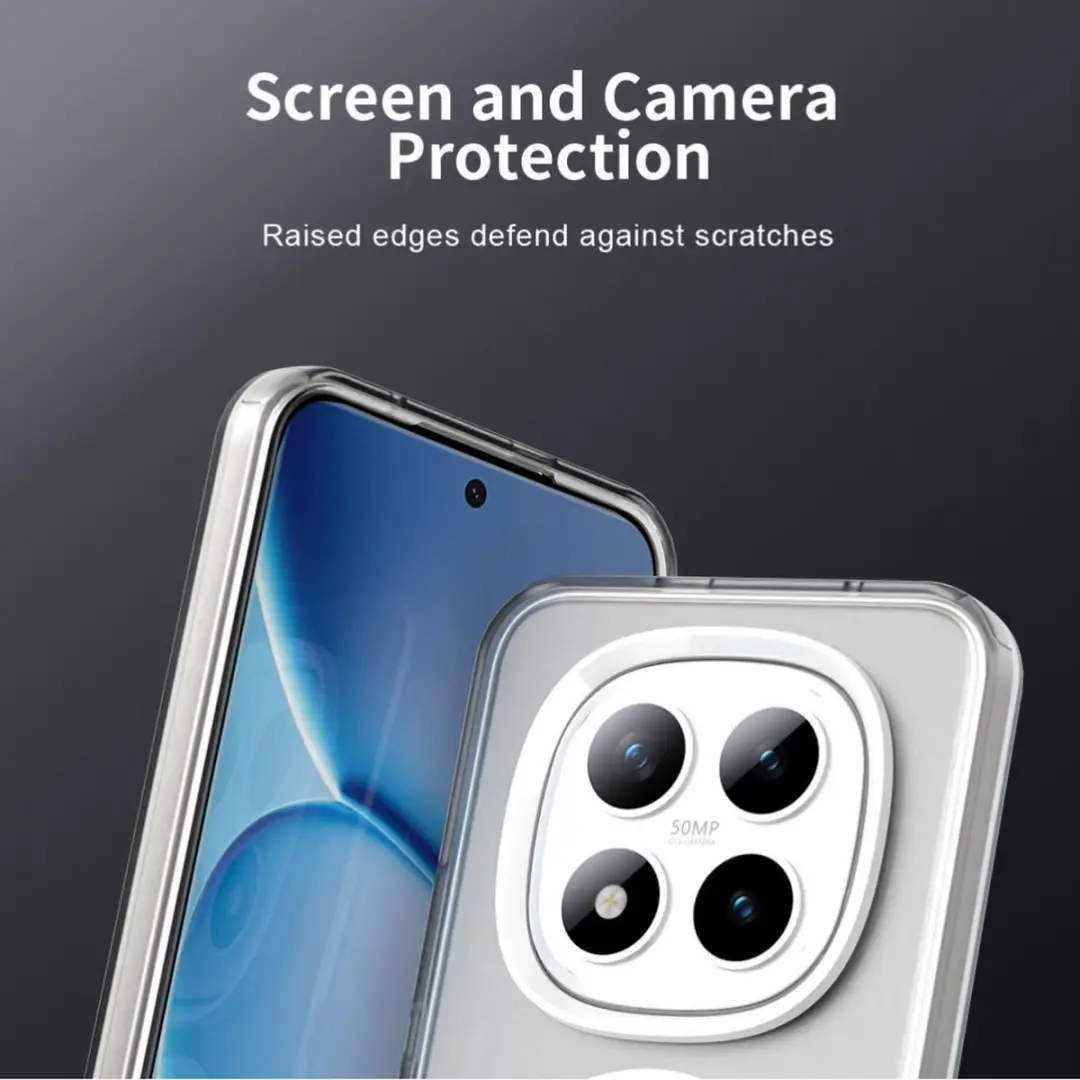 Selected MagSafe Backcover Xiaomi Redmi Note 13 Pro - Wit & Transparant