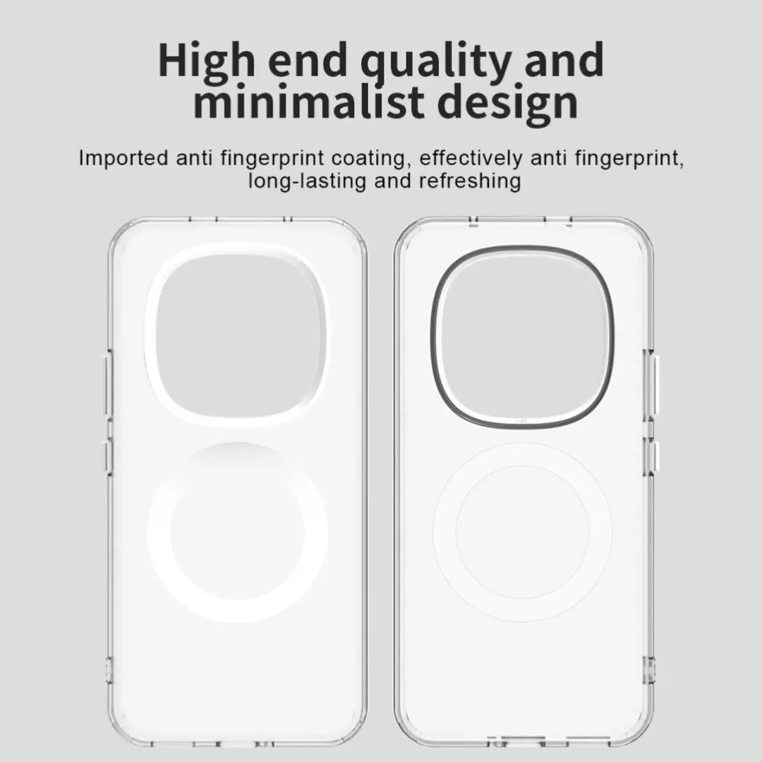 Selected MagSafe Backcover Xiaomi Redmi Note 13 Pro - Wit & Transparant