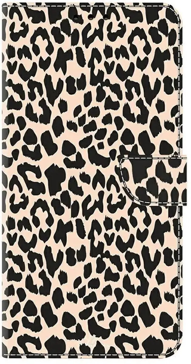 Selected Hoesje Samsung Galaxy A57 Book Case - Magneet Sluiting - Luipaard