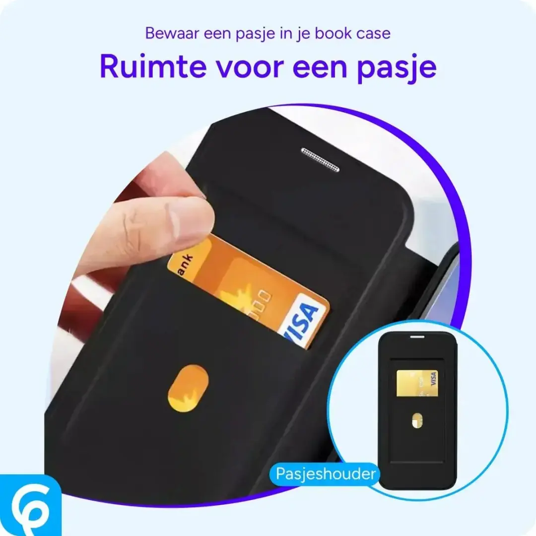 Selected Portemonnee Hoesje Samsung Galaxy S26 - MagSafe/Zwart