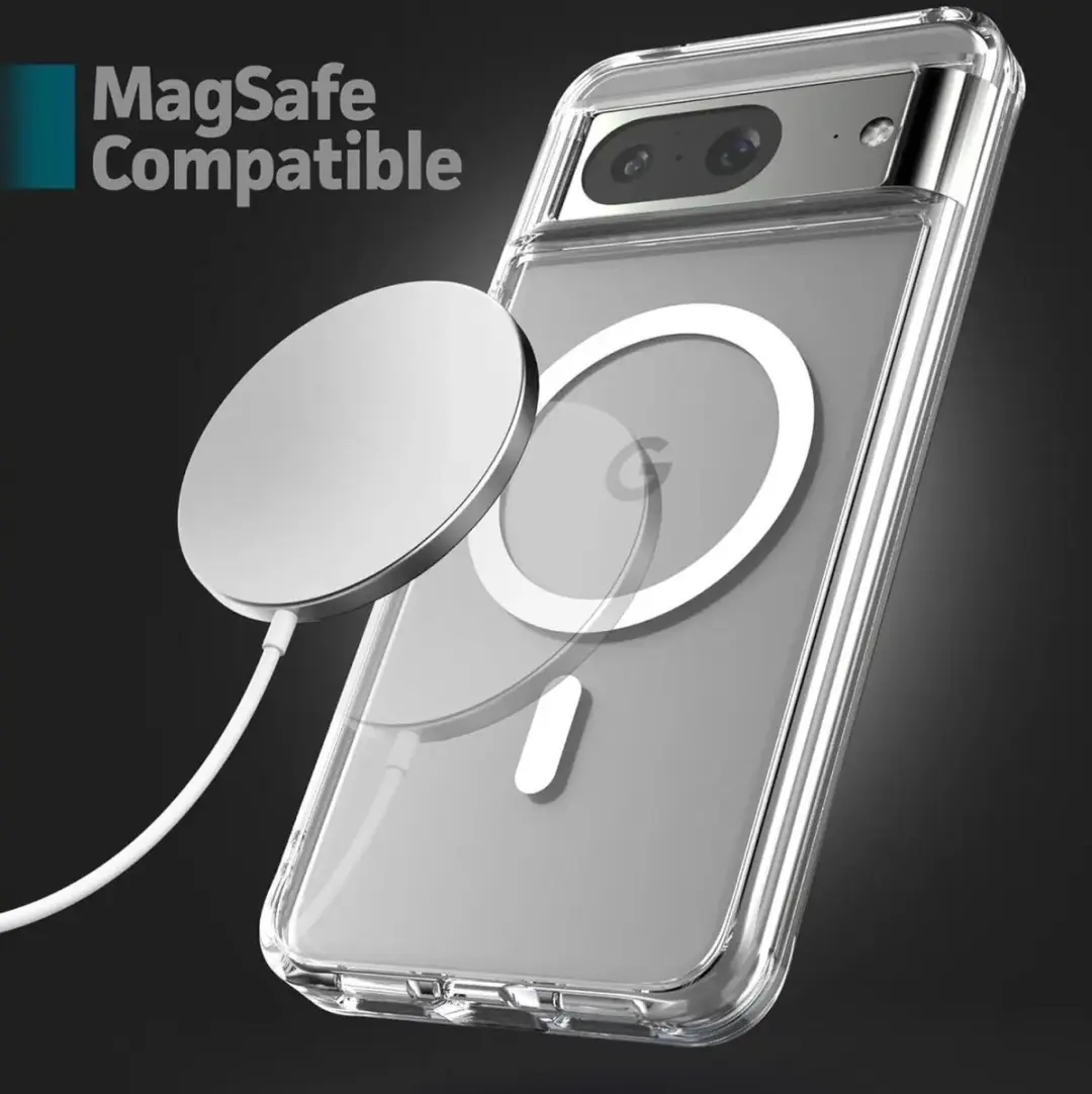 Selected by GSMpunt.nl Hoesje Google Pixel 8a - MagSafe Transparant