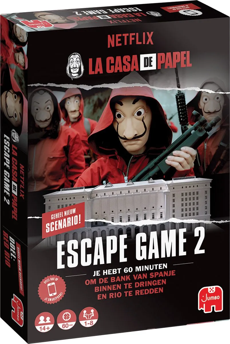 Jumbo La Casa de Papel Escape Game 2 Bordspel