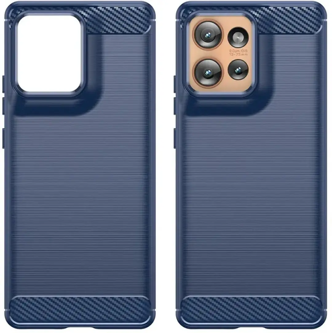 Selected TPU Hoesje Motorola Edge 50 - Blauw