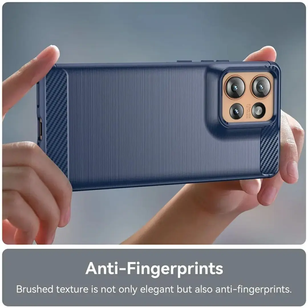 Selected TPU Hoesje Motorola Edge 50 - Blauw