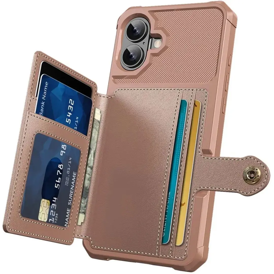 Selected Portemonnee Hoesje iPhone 17 - Roze