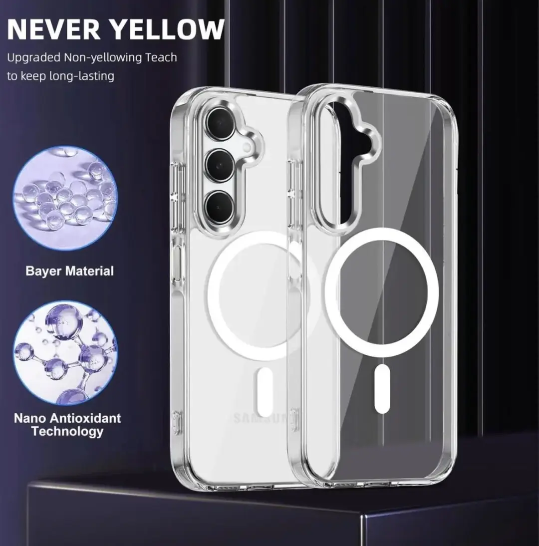 Selected Hoesje Samsung Galaxy A51 MagSafe Transparant
