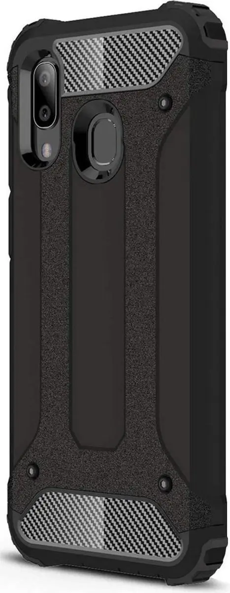 Selected Hoesje Samsung Galaxy A40 Hybride Back Cover - Zwart