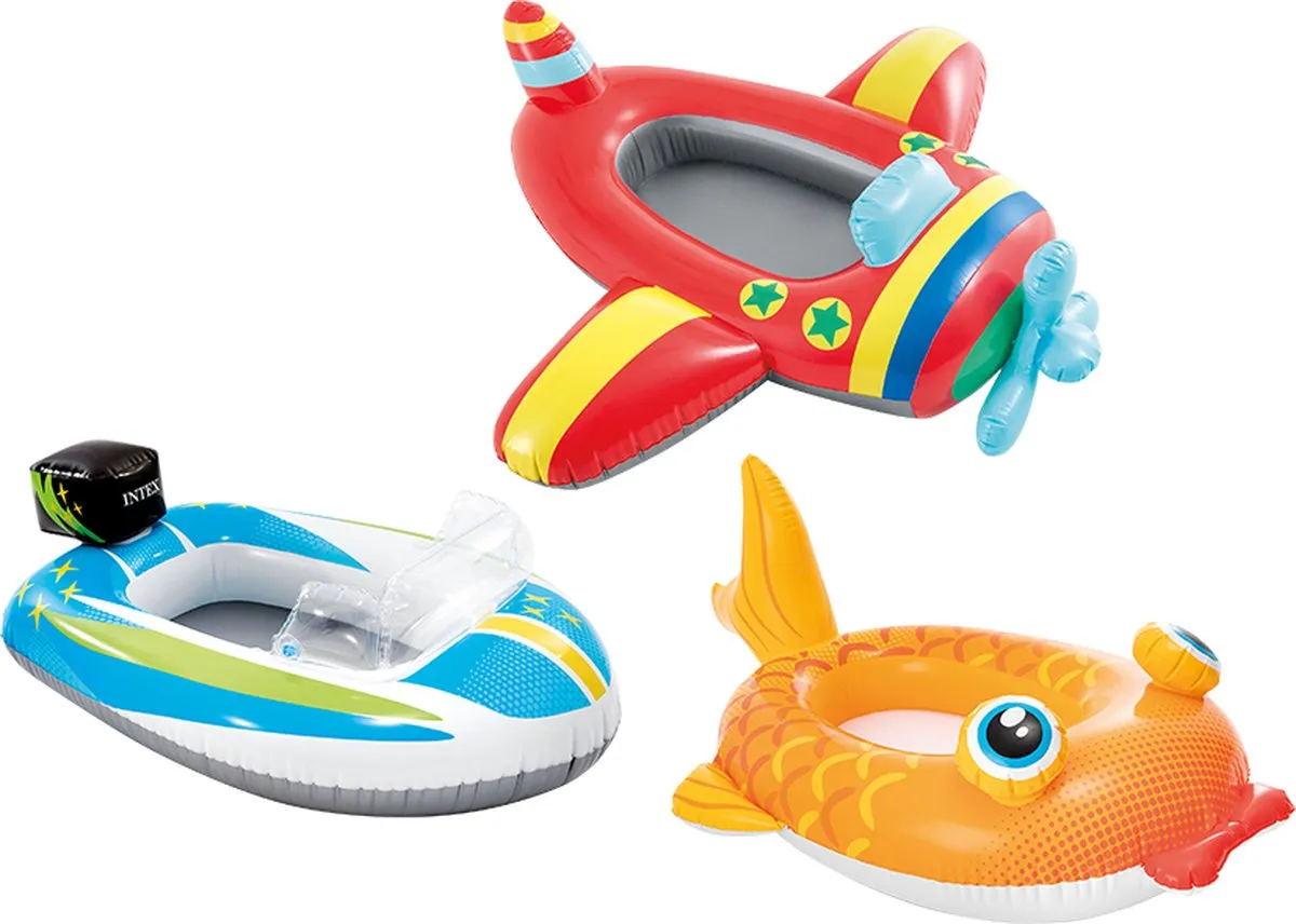 Intex Opblaas Pool Cruiser Vis Geel