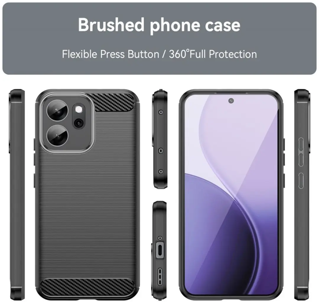 Selected TPU Hoesje Oppo Reno 14 F - Zwart