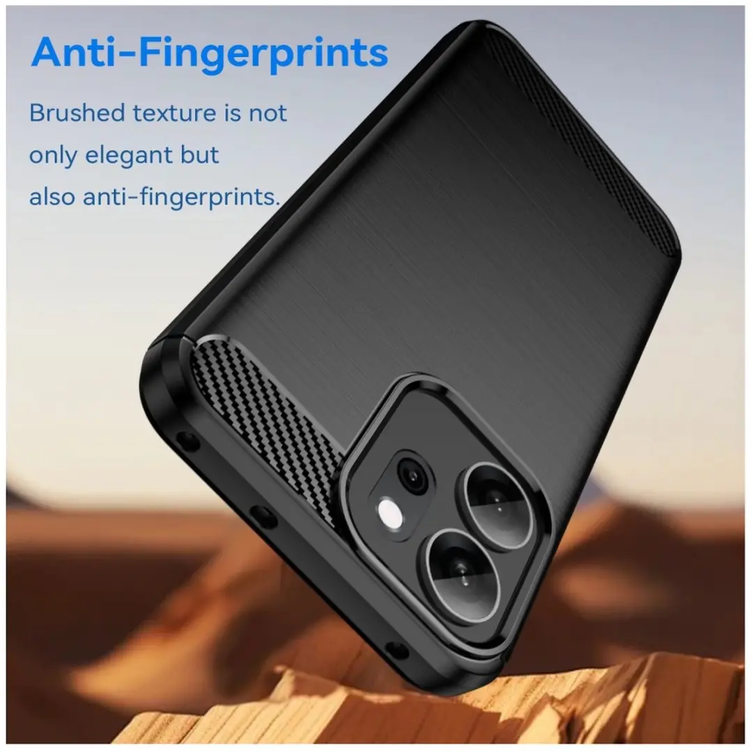 Selected TPU Hoesje Oppo Reno 14 F - Zwart - afbeelding 6 van 6