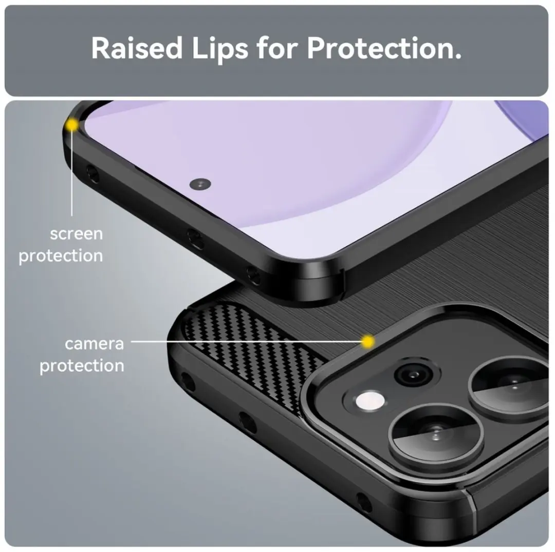 Selected TPU Hoesje Oppo Reno 14 F - Zwart