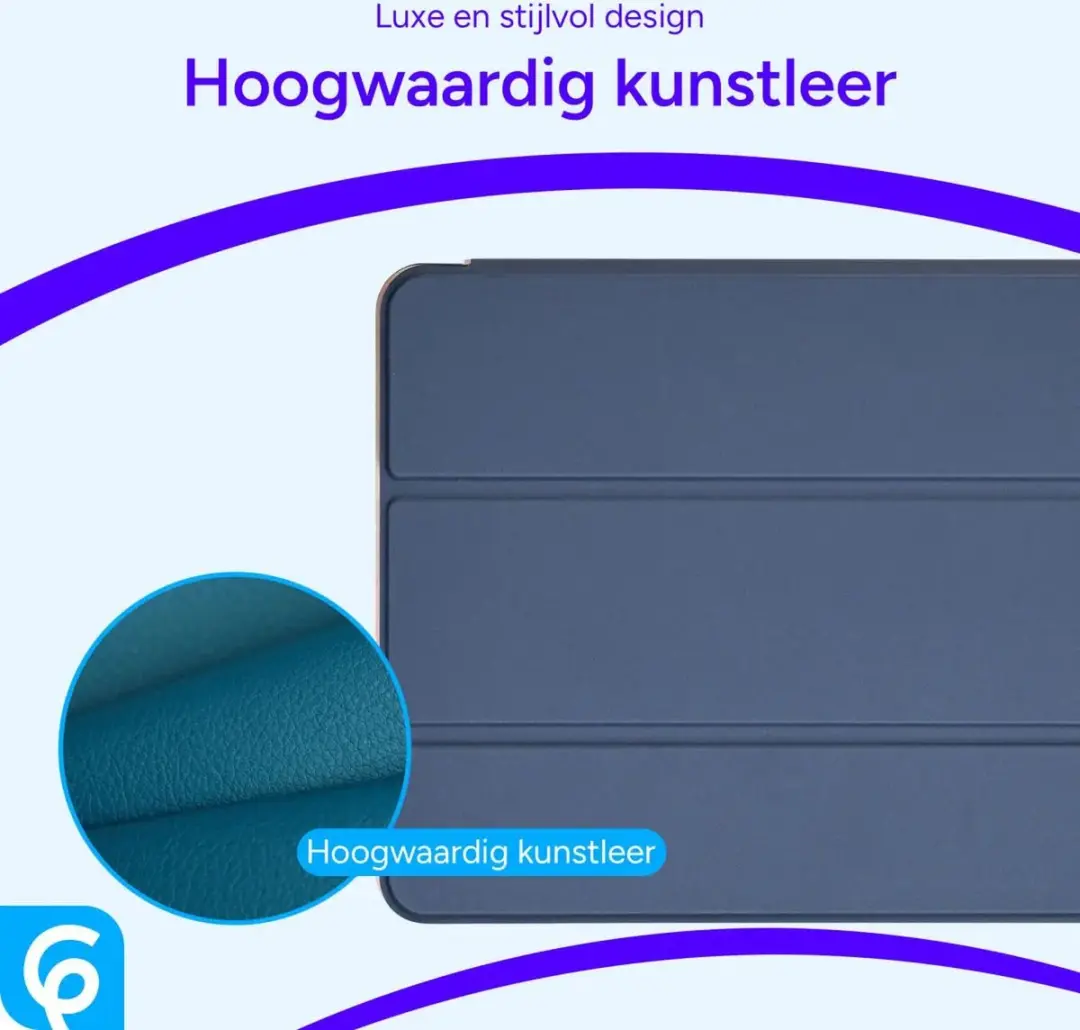 Selected by GSMpunt.nl Tablethoes iPad Air 13 2024/2025 - Blauw