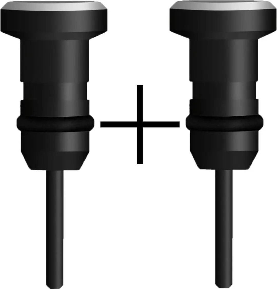 Selected by GSMpunt.nl 3.5mmJack Stofdichte Oortjesplug - 2 Stuks - Zwart