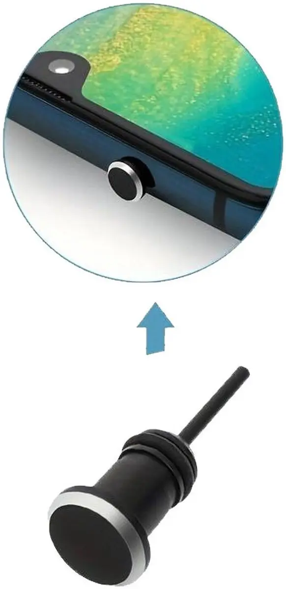 Selected by GSMpunt.nl 3.5mmJack Stofdichte Oortjesplug - 2 Stuks - Zwart