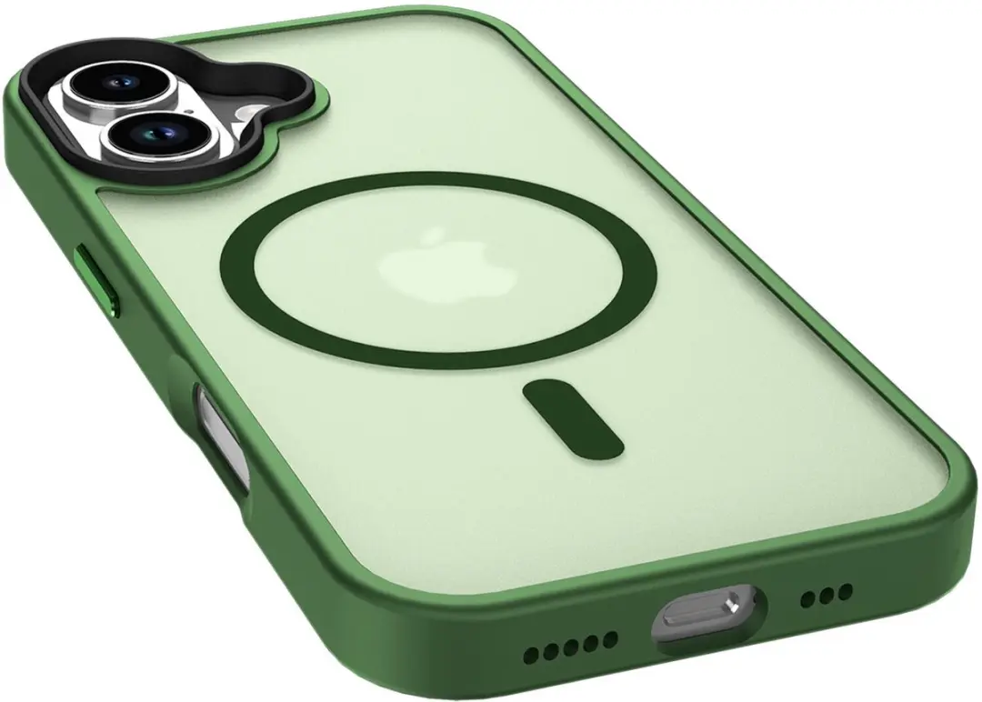 Selected iPhone 17 Hoesje MagSafe Mat - Donker Groen