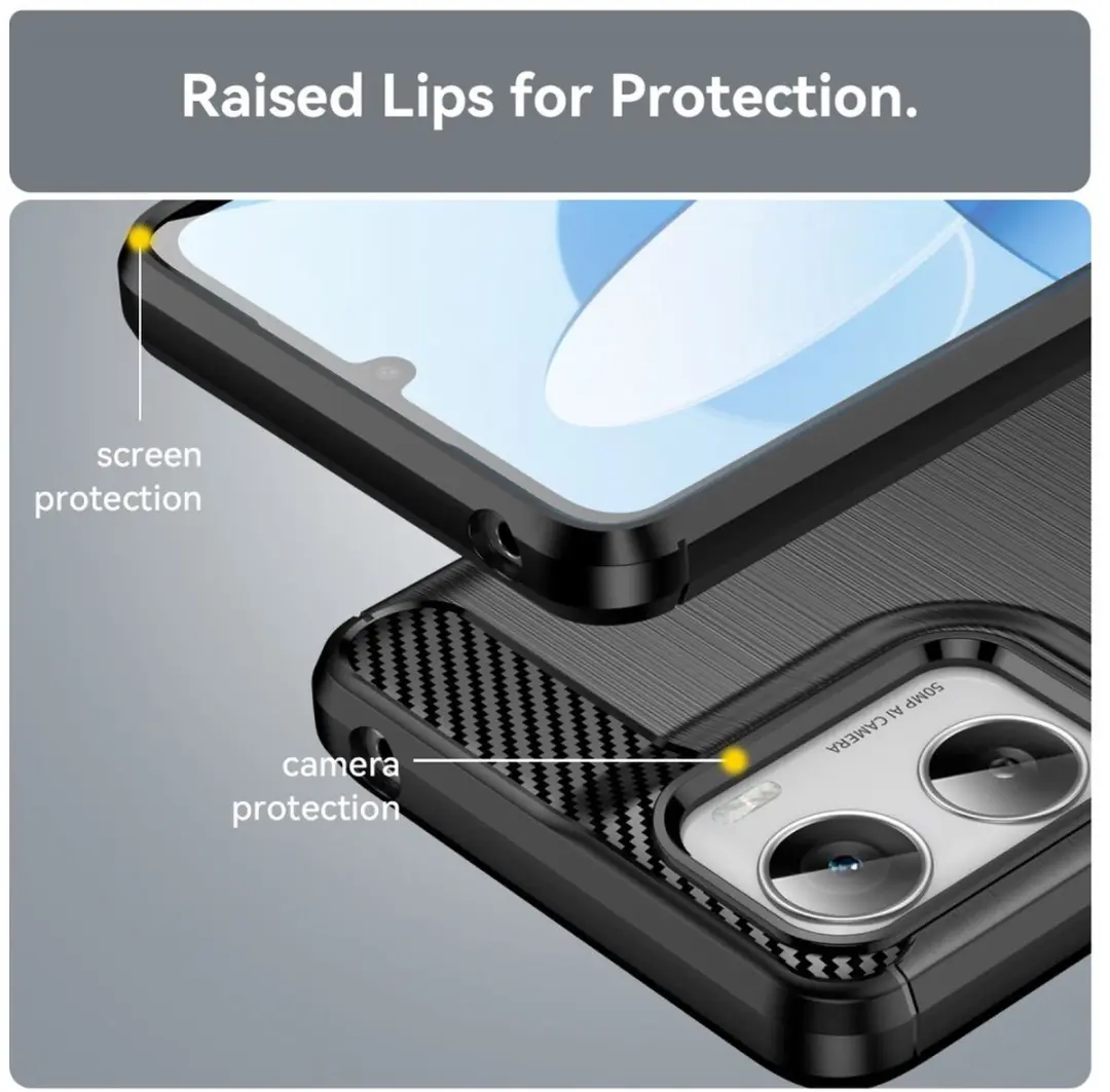 Selected TPU Hoesje Motorola Moto G06 Power - Zwart - afbeelding 6 van 6