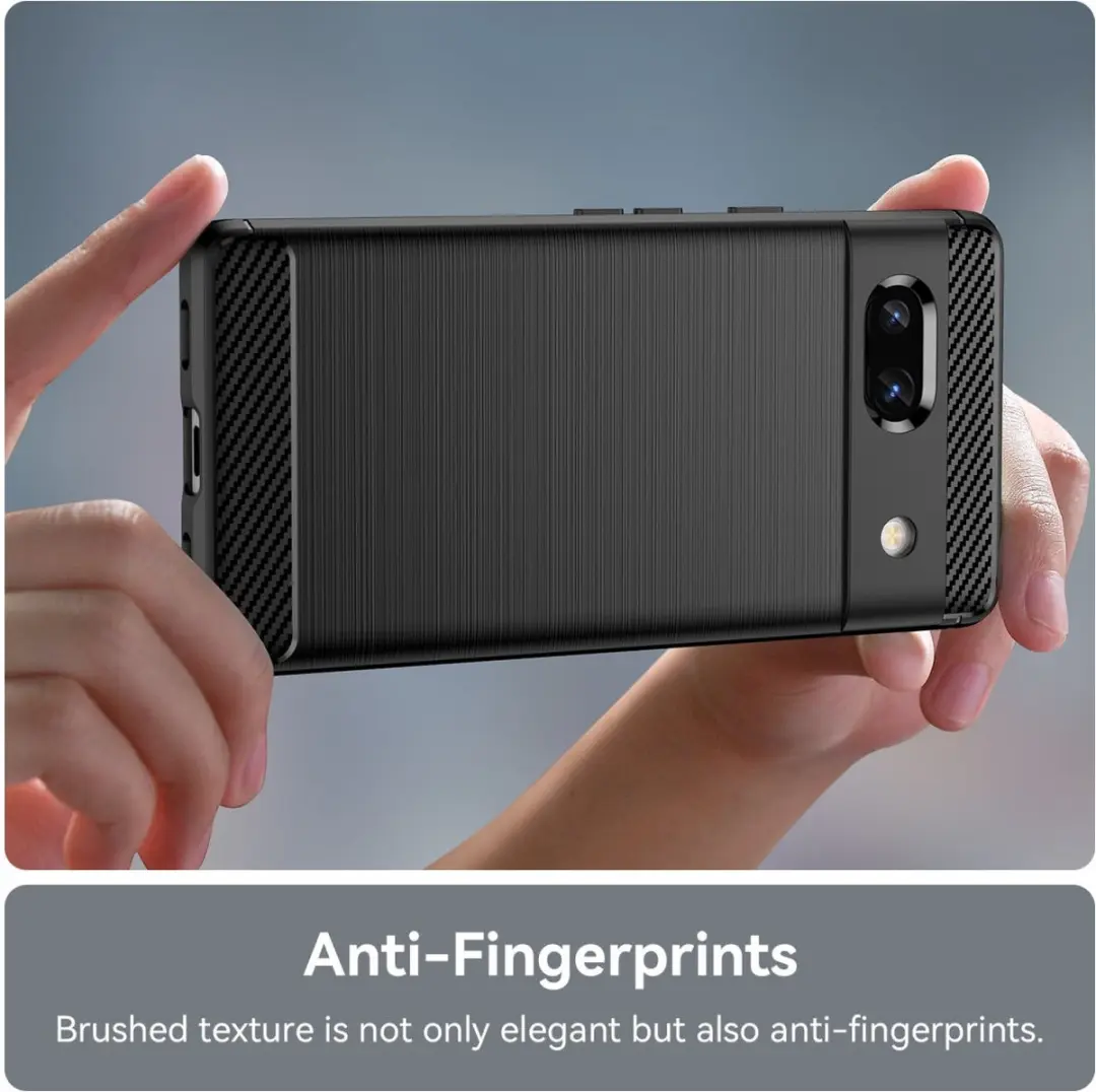 Selected TPU Hoesje Google Pixel 7a - Zwart