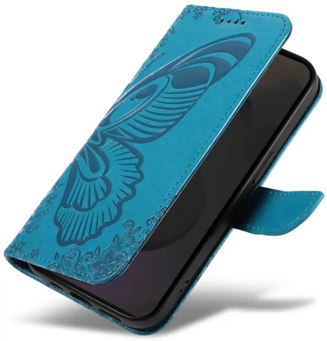 Selected Hoesje Samsung Galaxy S25 FE Wallet Book - Blauw