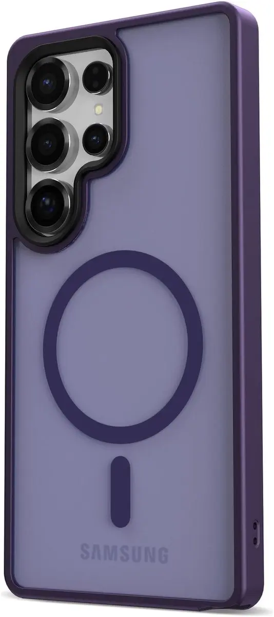 Selected Hoesje Samsung Galaxy S25 Ultra - Paars - MagSafe