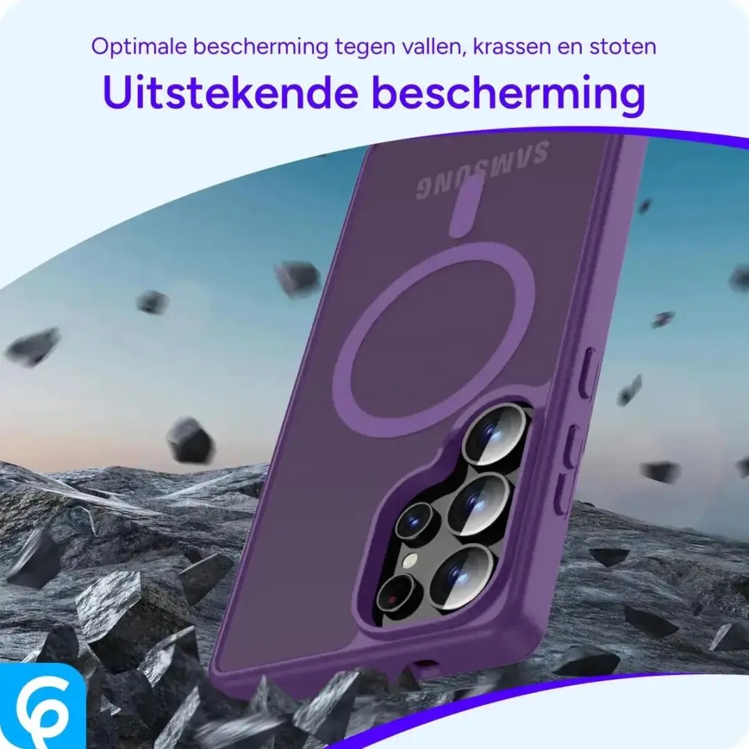 Selected Hoesje Samsung Galaxy S25 Ultra - Paars - MagSafe