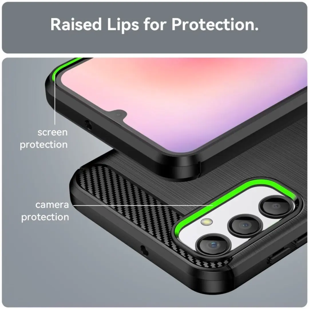 Selected TPU Hoesje Samsung Galaxy A24 - Zwart