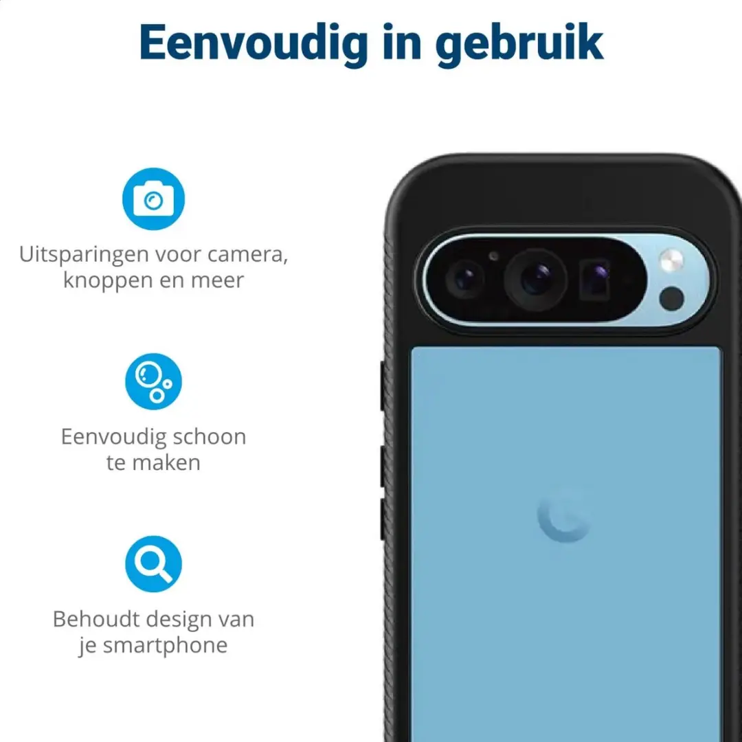 Selected by GSMpunt.nl Pixel 9/9 Pro Hoesje - Full Protect - Zwart - afbeelding 6 van 6