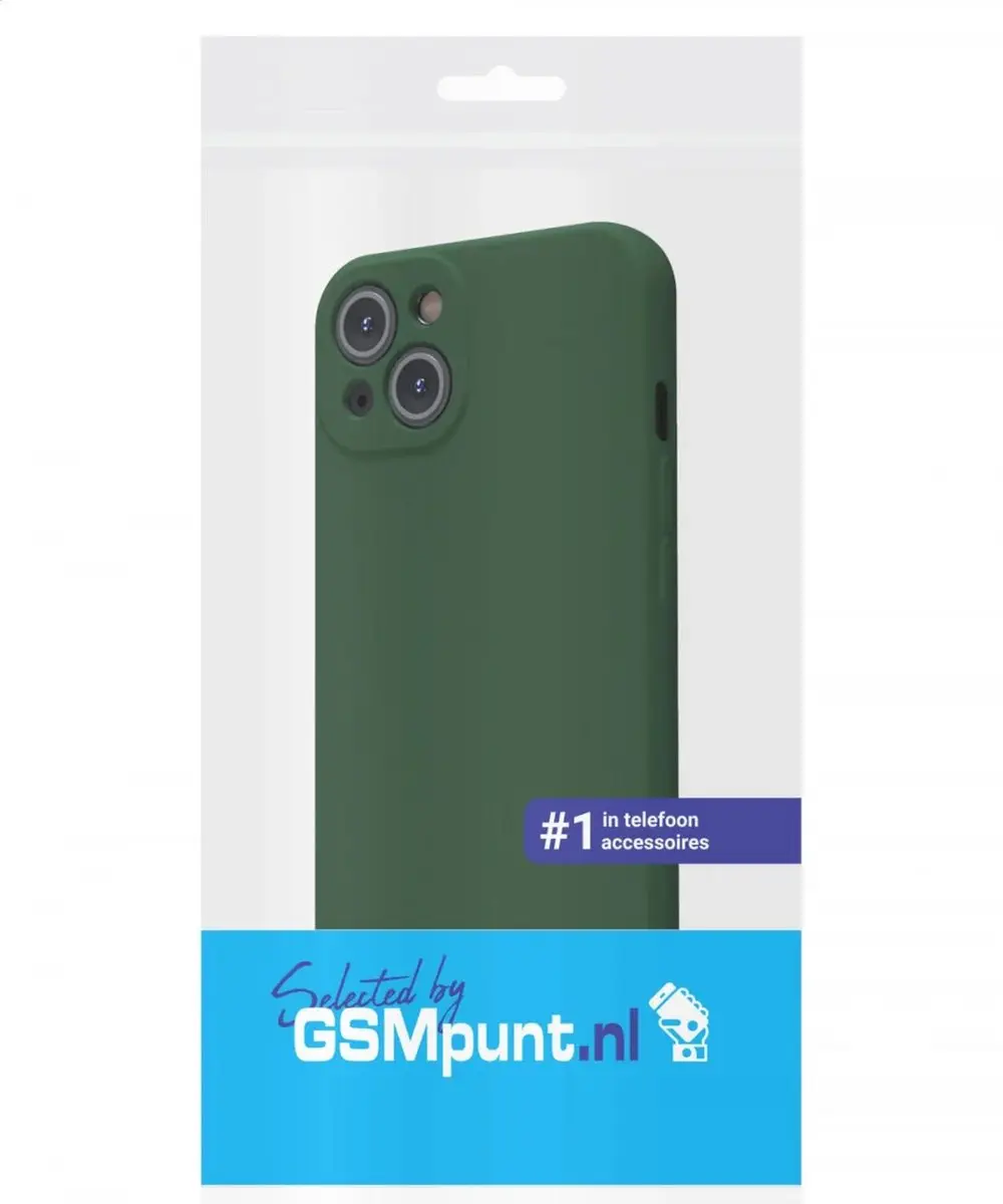 Selected by GSMpunt Apple iPhone 13 Hoesje - Dun TPU Donkergroen