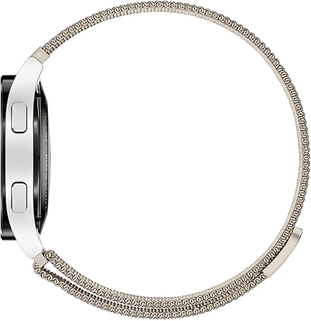 Selected SBG Universeel 20mm Horlogebandje - Goud/Beige - afbeelding 6 van 6