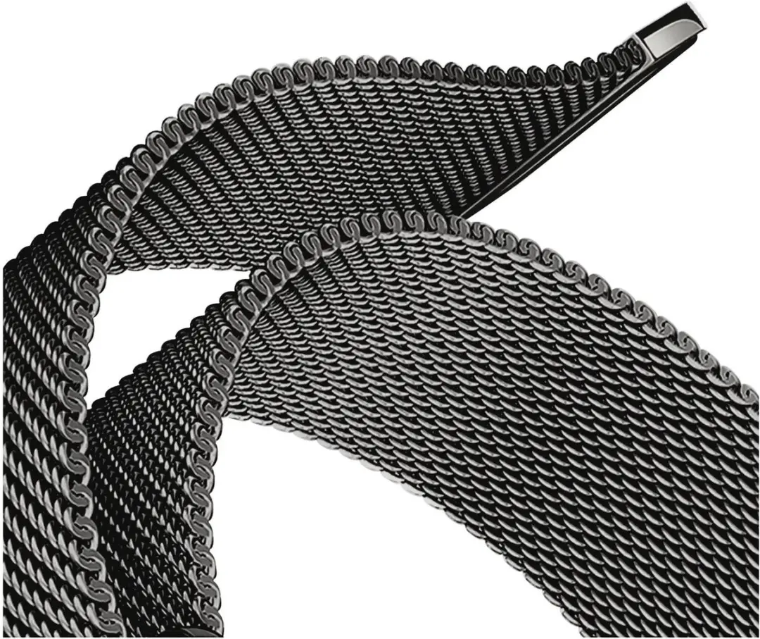 Selected SBG Universeel Horlogebandje 38-42mm - 3 Stuks - Milanees Roestvrij Staal