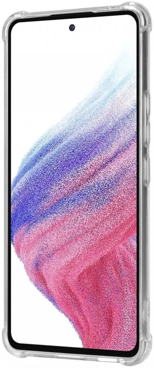 Selected Transparant TPU Hoesje Samsung Galaxy A53 - 1 Pasjeshouder