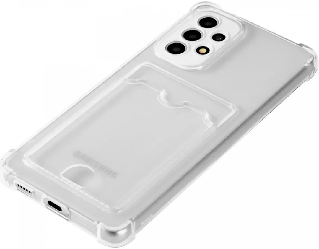 Selected Transparant TPU Hoesje Samsung Galaxy A53 - 1 Pasjeshouder - afbeelding 6 van 6