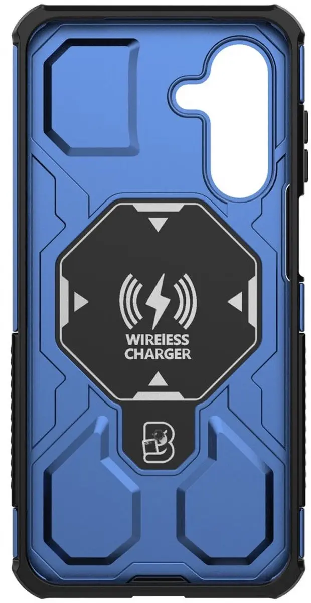 Selected Hoesje Samsung Galaxy A17 MagSafe Blauw - 360° Draaibaar