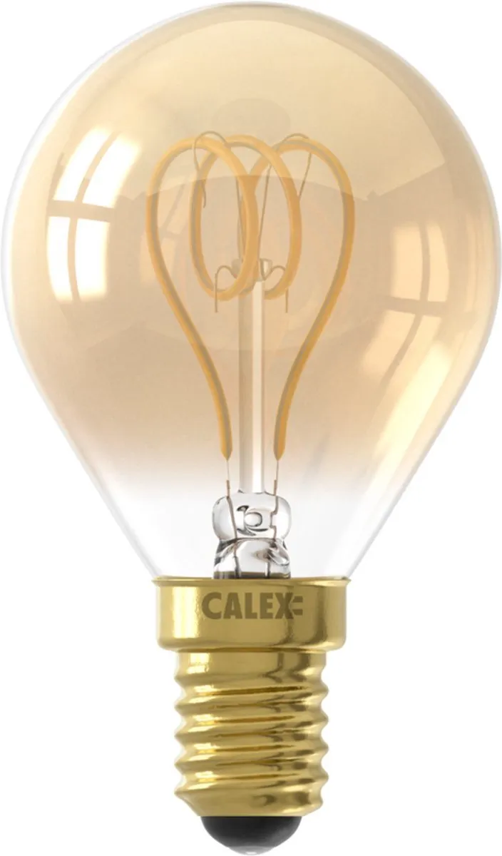 Calex Filament LED Lamp E14 P45 Goud 2.5W - 2100K