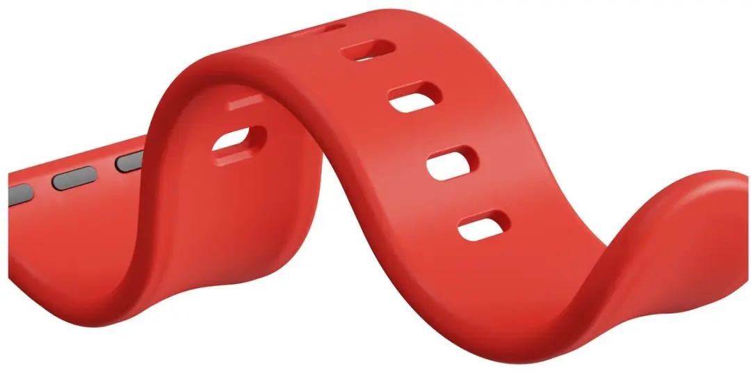 SBG Siliconen Bandje Apple Watch Series 8 41mm - Rood