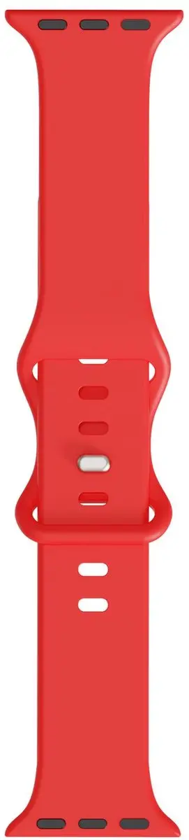 SBG Siliconen Bandje Apple Watch Series 8 41mm - Rood