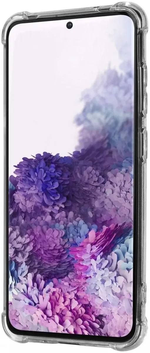 Selected Transparant TPU Hoesje Samsung Galaxy S20 - Pasjeshouder