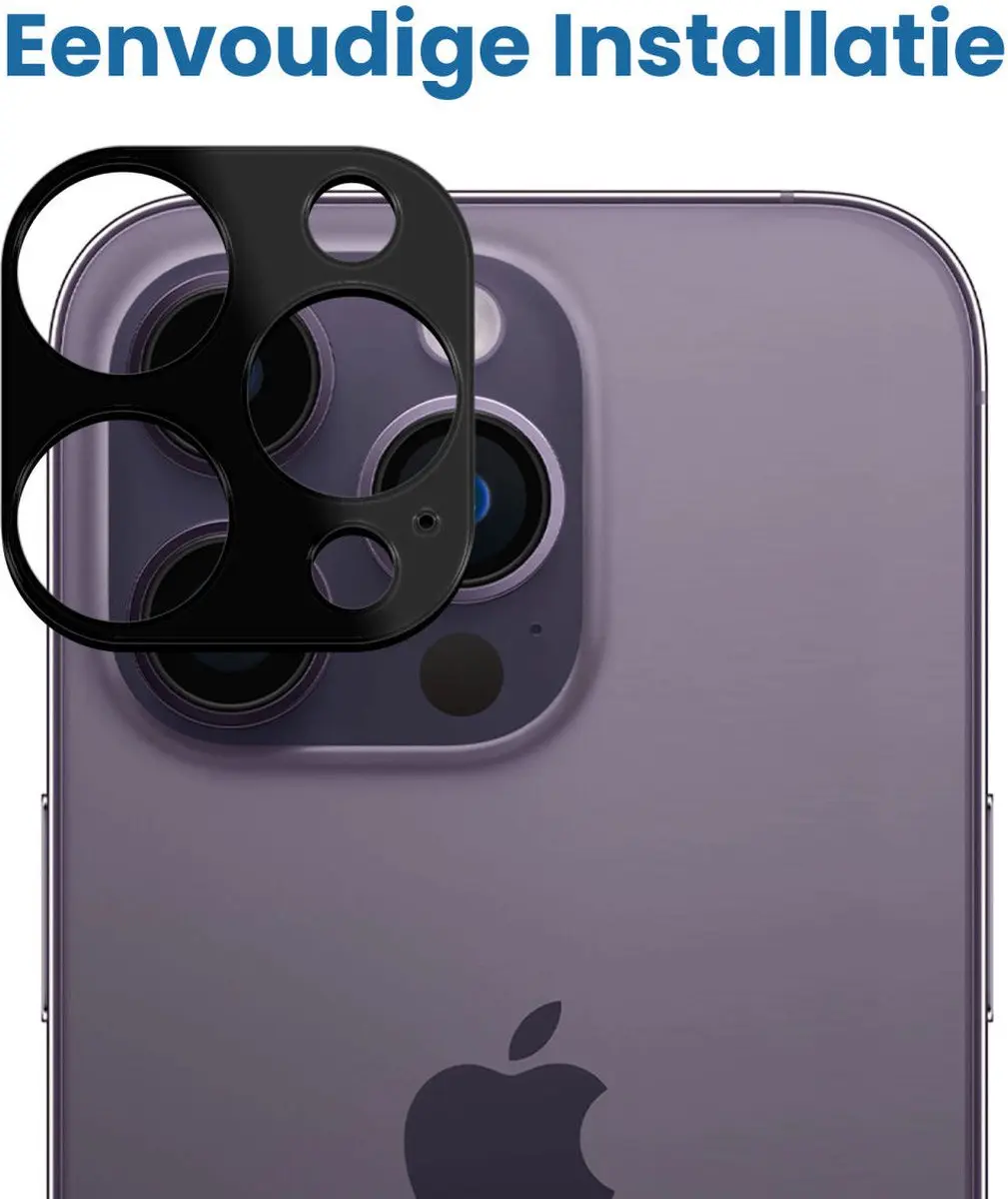 Selected Camera Lens Protector Zwart - iPhone 14 Pro/Pro Max