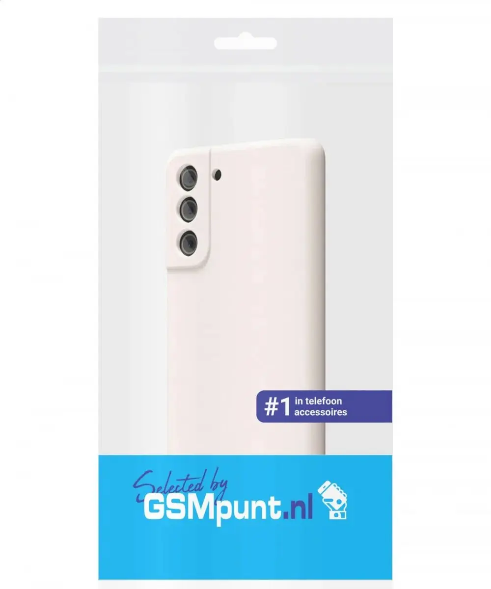 Selected Hoesje Samsung Galaxy S21 - Dun TPU Beige