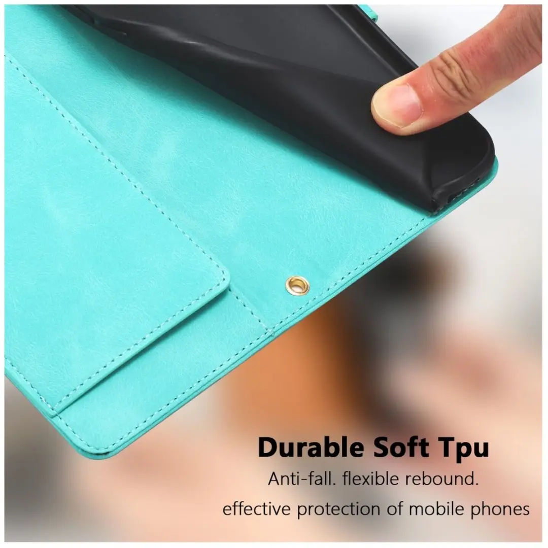 Selected Hoesje Samsung Galaxy A26 Tulpen Book Case - Groen