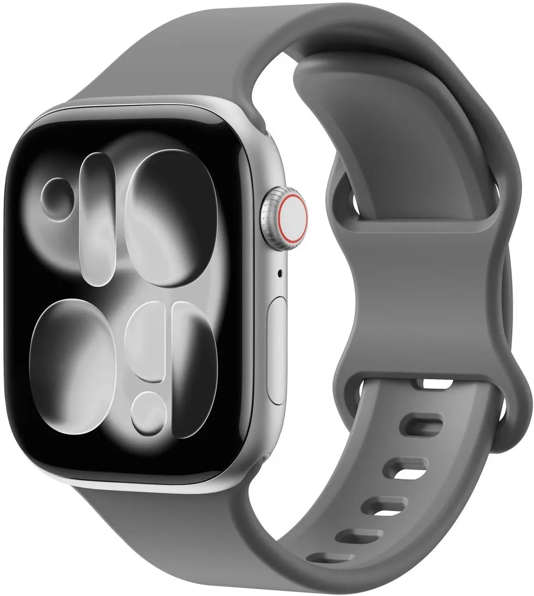 Selected SBG Siliconen Bandje Apple Watch SE 3 44mm