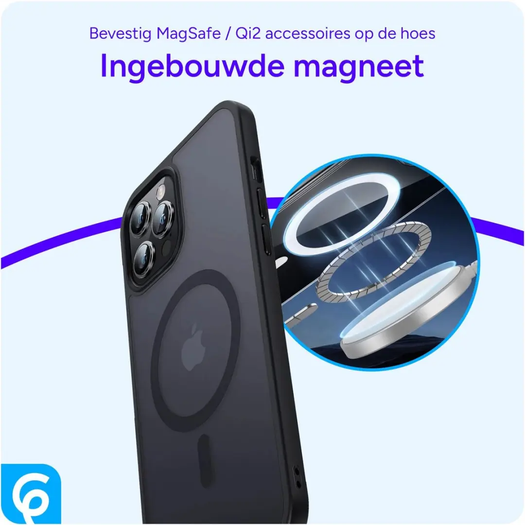 Selected Hoesje iPhone 12 Pro Max MagSafe - Mat Zwart