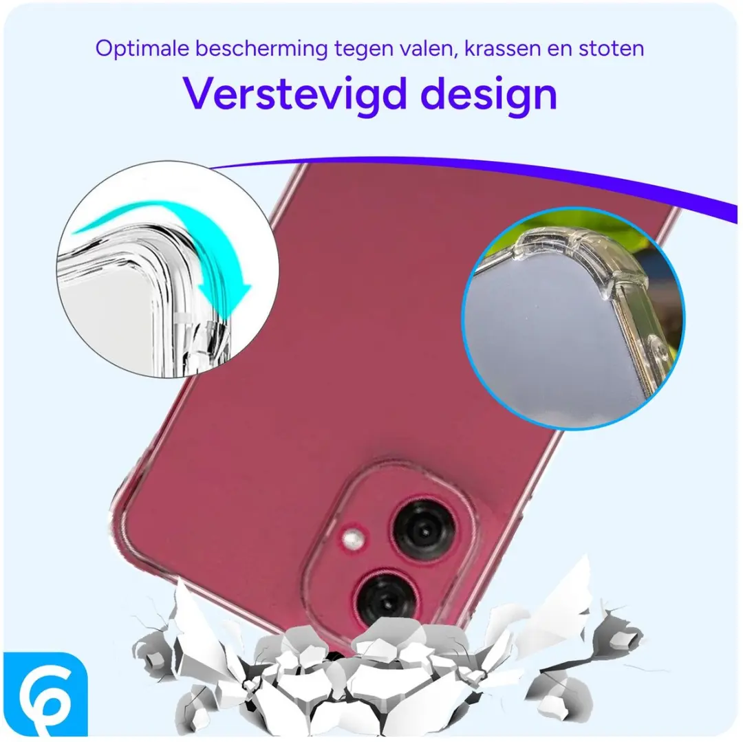 Selected Transparant Hoesje Motorola Moto G55 - Schokbestendig