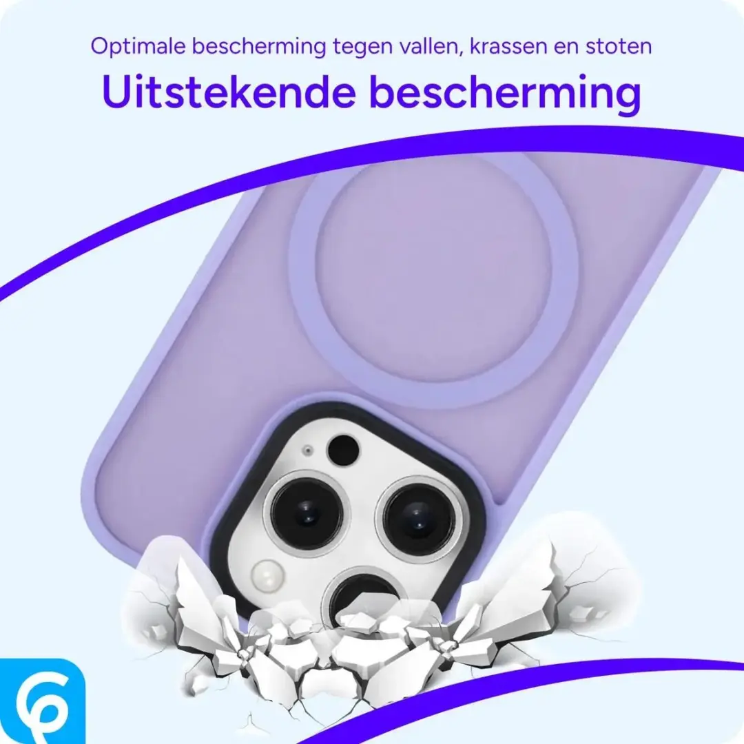 Selected Hoesje iPhone 16 Pro MagSafe - Mat Paars