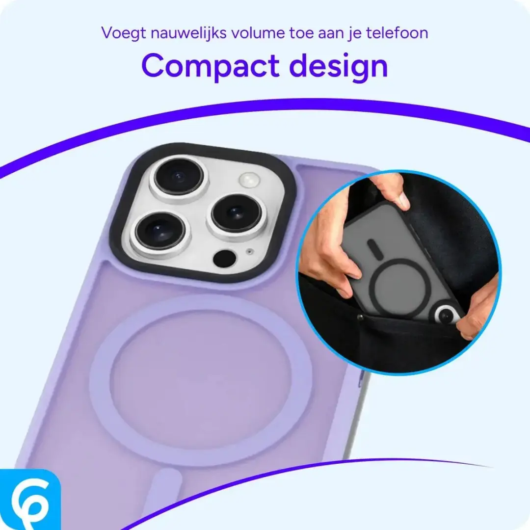 Selected Hoesje iPhone 16 Pro MagSafe - Mat Paars