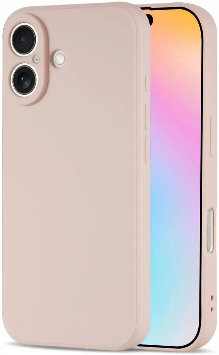 Selected Hoesje iPhone 16 Back Cover Roze