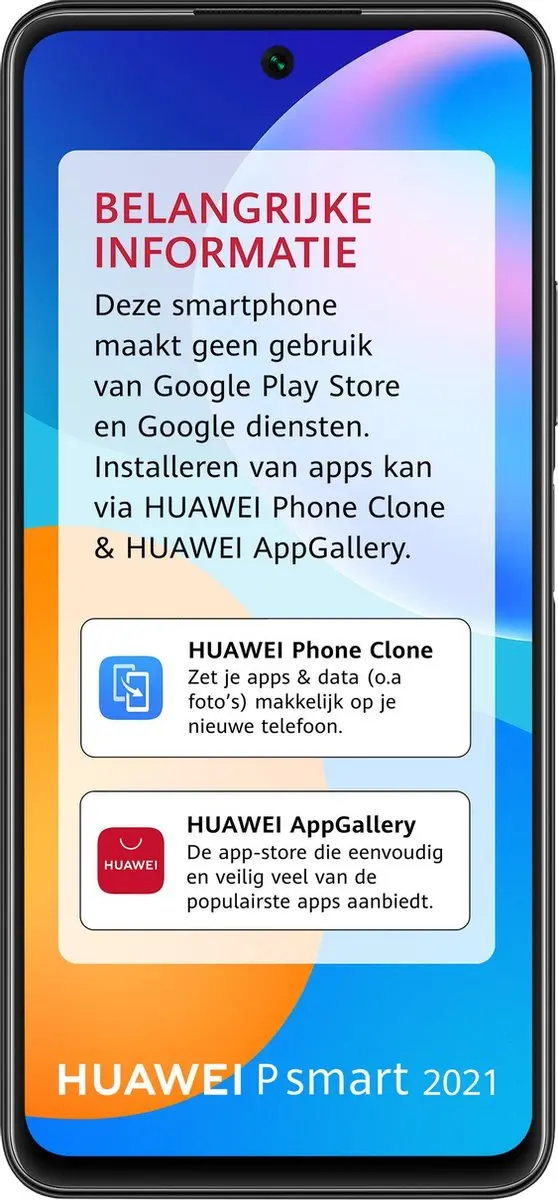 Huawei P Smart 2021 51096ABV Smartphone - 128GB - Zwart