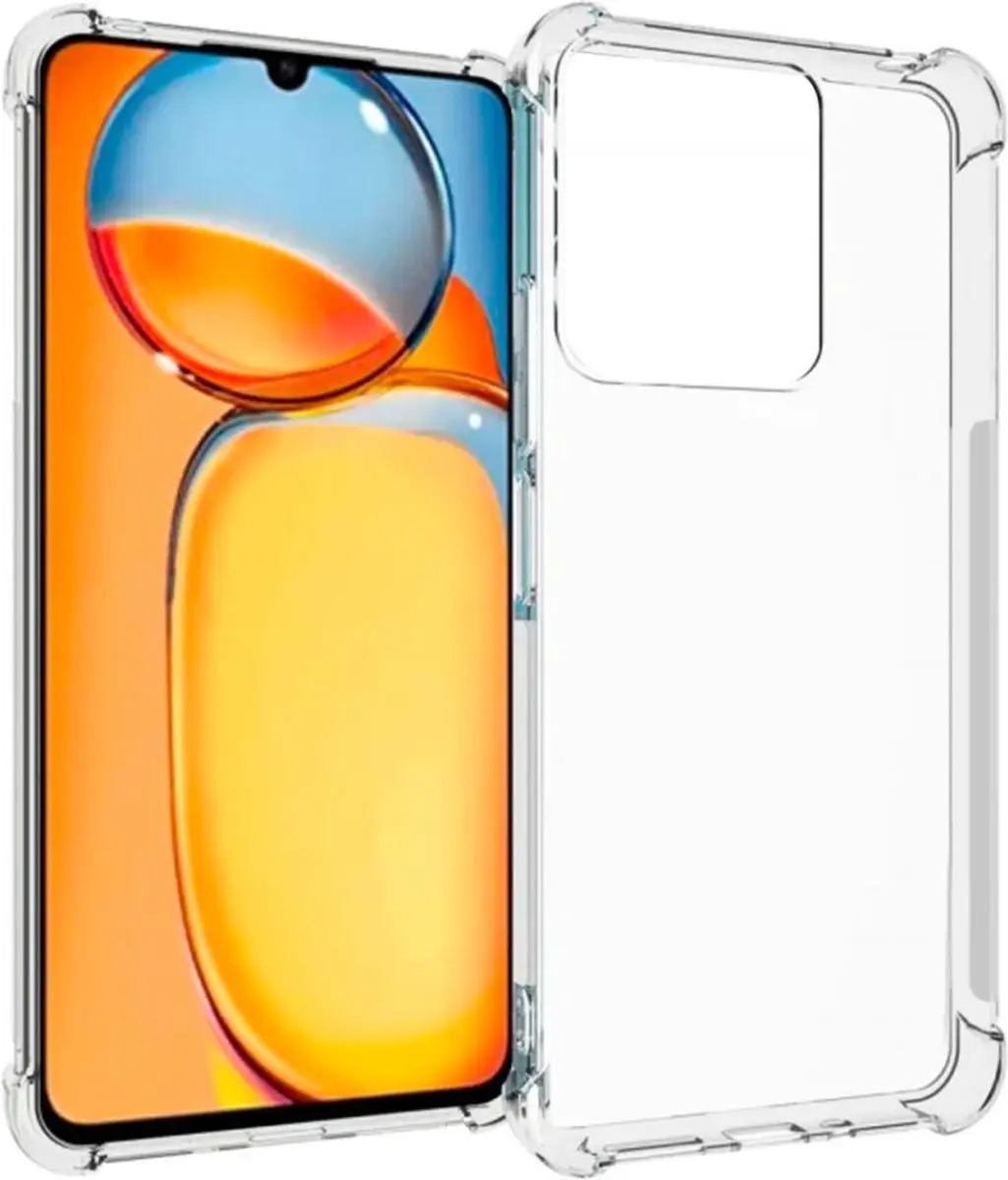 Selected Schokbestendig Hoesje Xiaomi Redmi 13C - 360° Beschermset Transparant