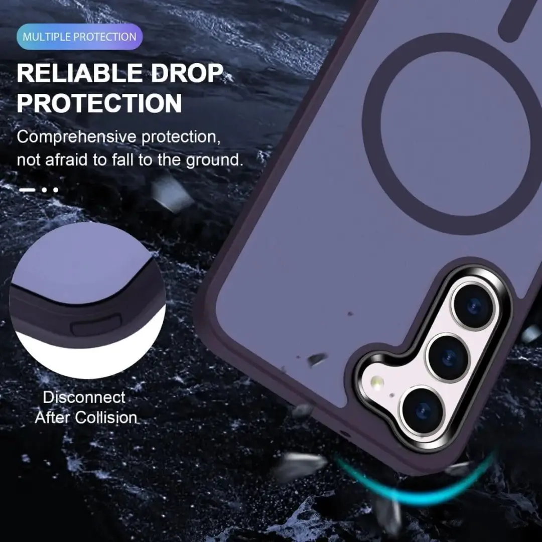 Selected Hoesje Samsung Galaxy S23 MagSafe Paars
