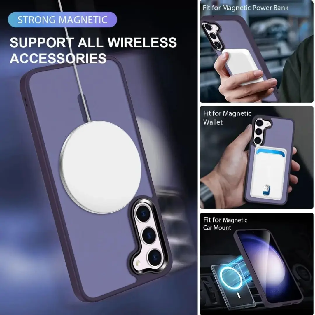 Selected Hoesje Samsung Galaxy S23 MagSafe Paars