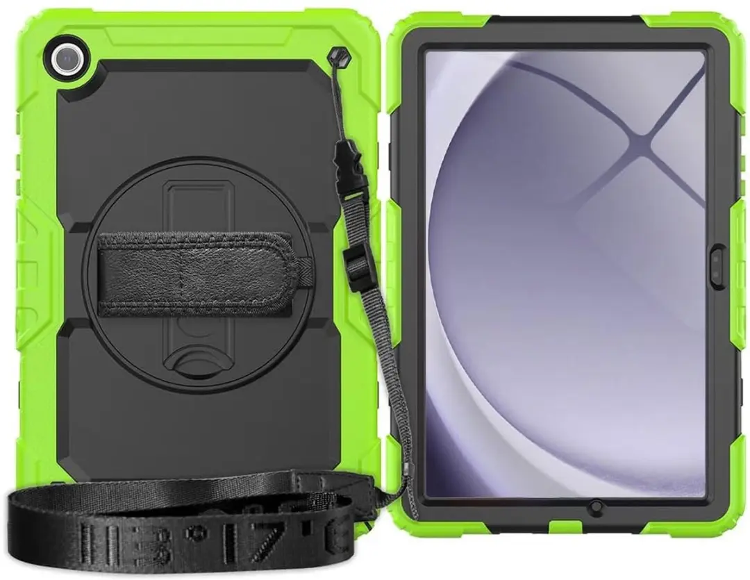 Selected Hoes Samsung Galaxy Tab A11 Plus - Groen - 360° Handriem